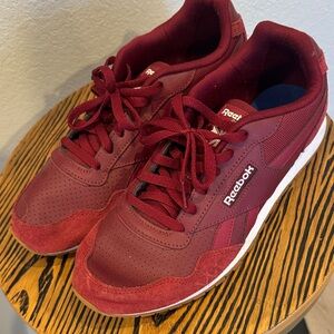 Reebok Men's Deep Red Sneakers